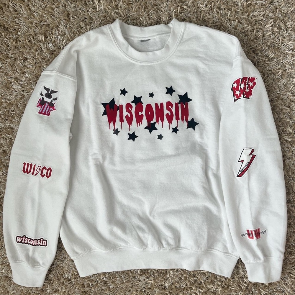 wisconsin crewneck sweatshirt